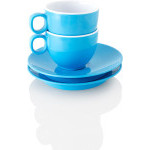 Šálky na espresso Spectrum – modré, 2dílná sada