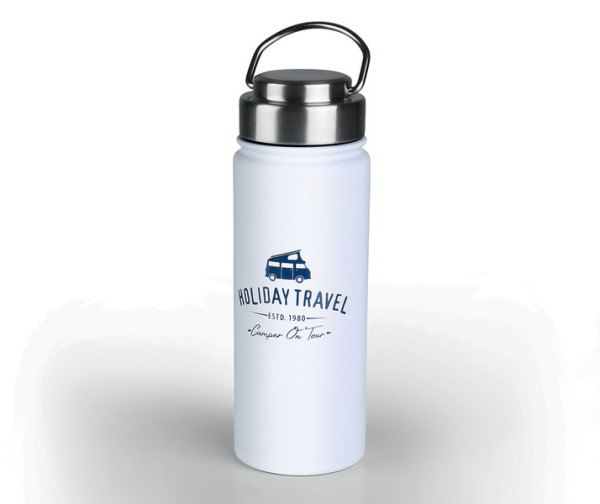 Termoska Holiday Travel nerezová ocel 500 ml, bílá