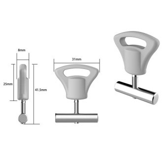 Zarážka pro kedrovou lištu 7mm, 2 ks v balení