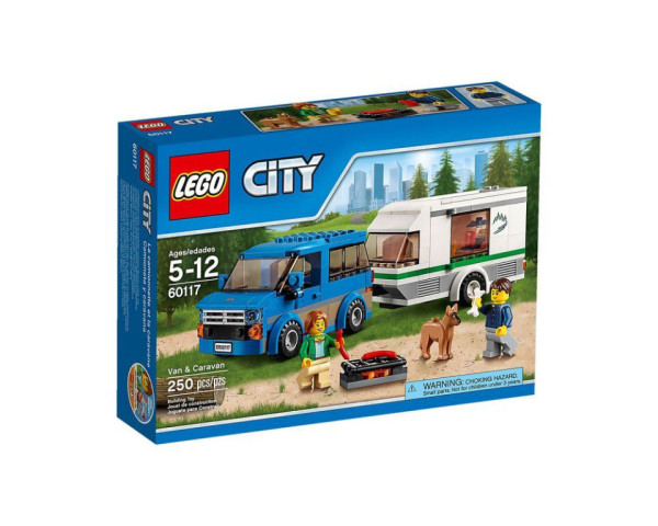 Lego stavebnice Dodávka a karavan