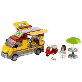 Lego stavebnice Dodávka s pizzou