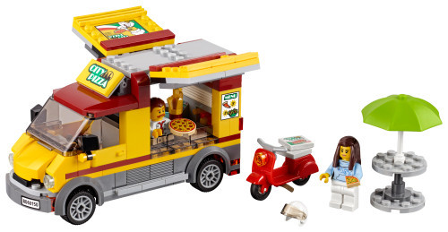 Lego stavebnice Dodávka s pizzou