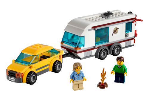 Lego stavebnice Auto a karavan