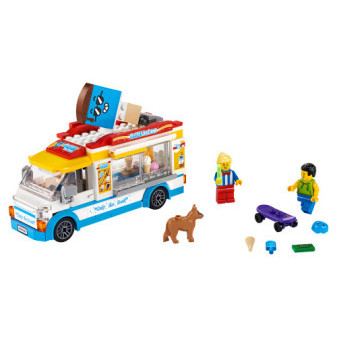 Lego stavebnice Zmrzlinářský vůz a skateboard