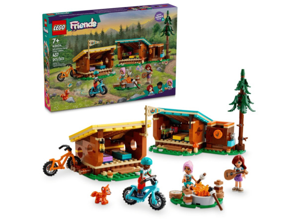 Lego stavebnice Útulné chatky na dobrodružném táboře