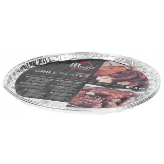 Miska perforovaná MagicHome hliník, 33x1,5cm, 3ks
