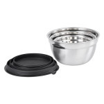 Miska MagicHome, nerez s víkem, 14-16-18cm, sada 3ks
