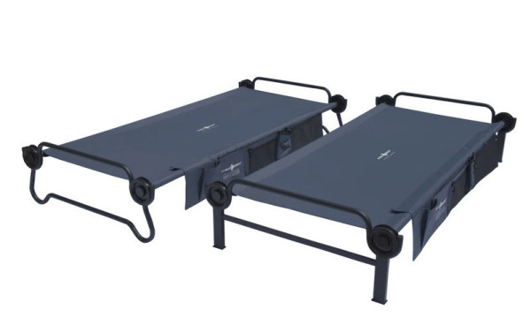 Postel kempingová DISC-O-BED L, antracitová