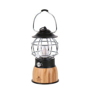 Lampa kempingová závěsná stmívatelná LED, v retro stylu a funkcí powerbanky HOLIDAY TRAVEL