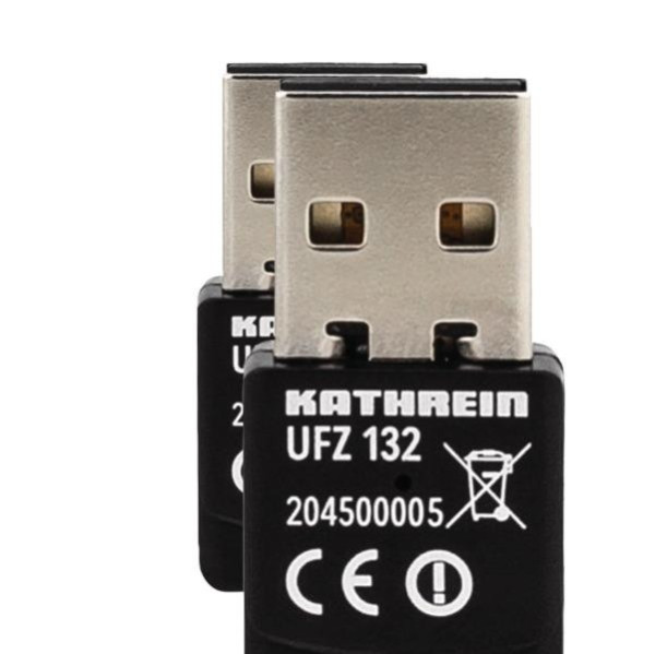 Adaptér bezdrátový síťový UFZ 132 USB Kathrein pro satelitní přijímače a multimédia v obytných vozech a karavanech