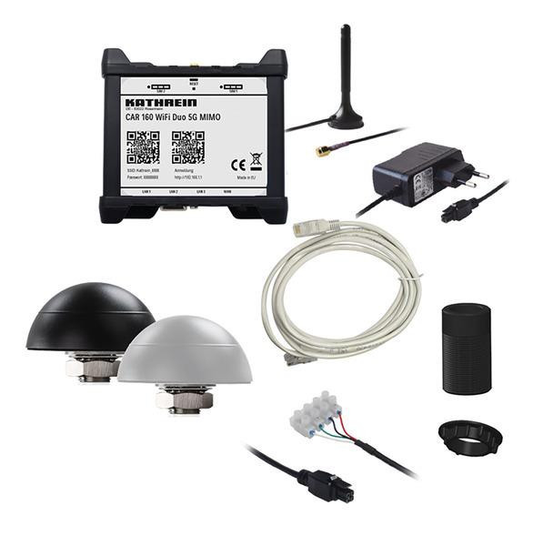 Kathrein CAR 160 WiFi Duo 5G MIMO – mobilní internetový systém (černý)