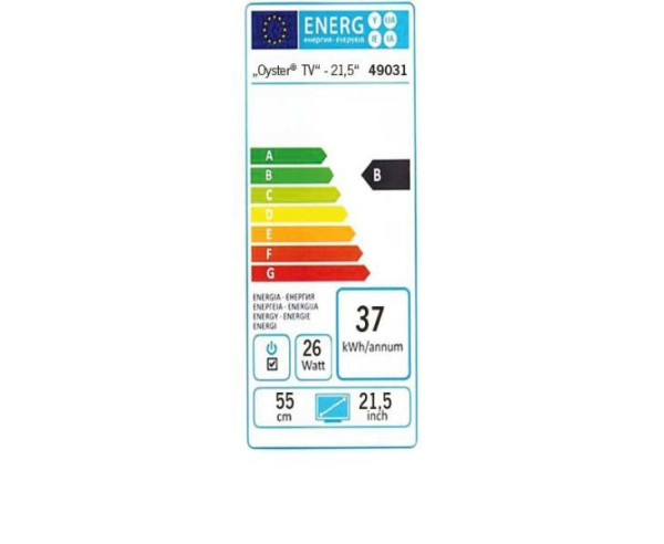 Televize pro karavany Ten Haaft Oyster TV 21,5" (12 V / 24 V / 230 V)