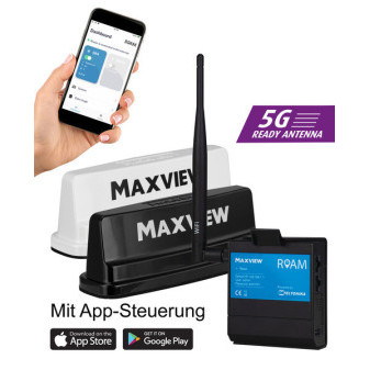 Anténa LTE všesměrová Maxview ROAM, s Wi-Fi routerem, bílá