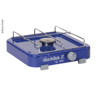 Sporák plynový Samba s pojistkou zapalování 1fl. 50mbar, modrý