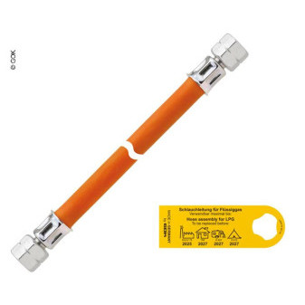 Hadice plynová 80cm odolná vůči zimě do -30 stupňů