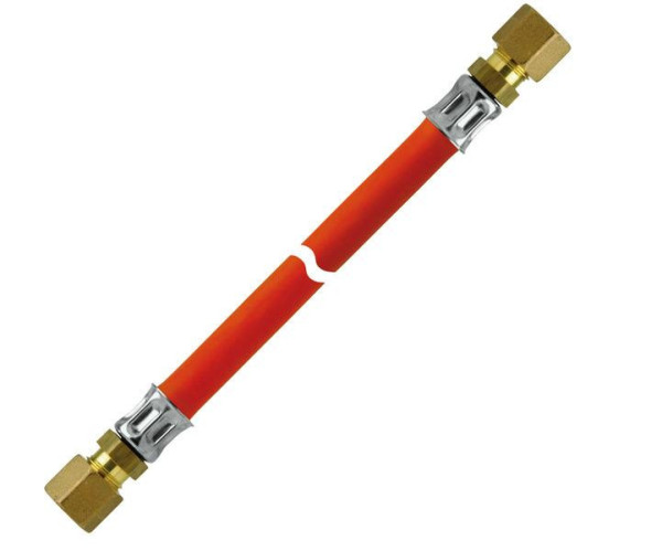 Hadice na plyn 40cm, RVS8x400mm na obou stranách