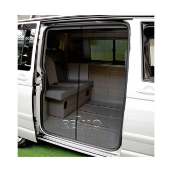 Moskytiéra pro posuvné dveře Volkswagen T5 / T6 (od r.v. 2010, pravá strana, černá)