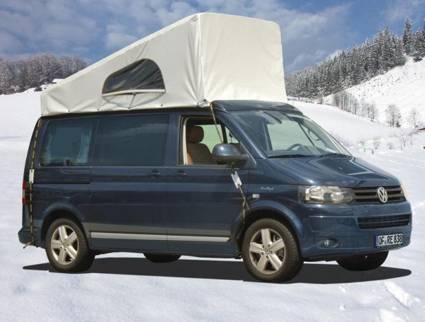 Ochranná krycí plachta Climacover pro zvedací střechu VW T5/T6, krátký rozvor