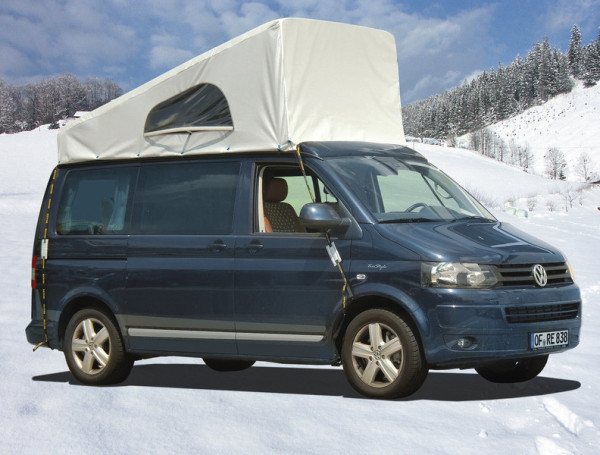 Střešní kryt na spaní VW T6 Easyfit KR – Climacover ochrana pro vysoký pobyt (od 2021)