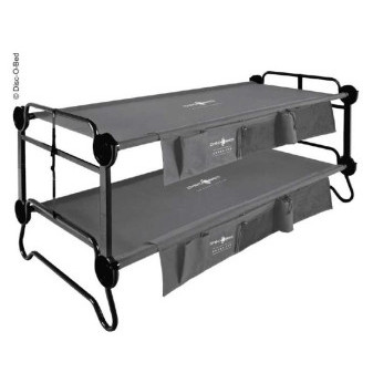 Postel kempingová DISC-O-BED XL, antracitová