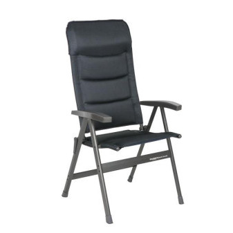 Křeslo kempingové polohovací Westfield Majestic Grande Dark Smoke (nosnost 140 kg, zvýšený sedák 50 cm, tkanina DuraDore 2D)