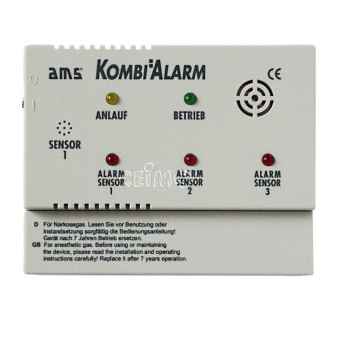 Detektor plynu AMS-Kombialarm 12V pro obytné vozy a karavany