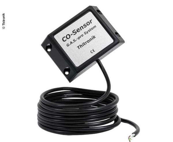Přídavný snímač CO pro detektory plynu Thitronik G.A.S-Pro / G.A.S-Pro III (senzor oxidu uhelnatého, 12 V, kabel 4 m)