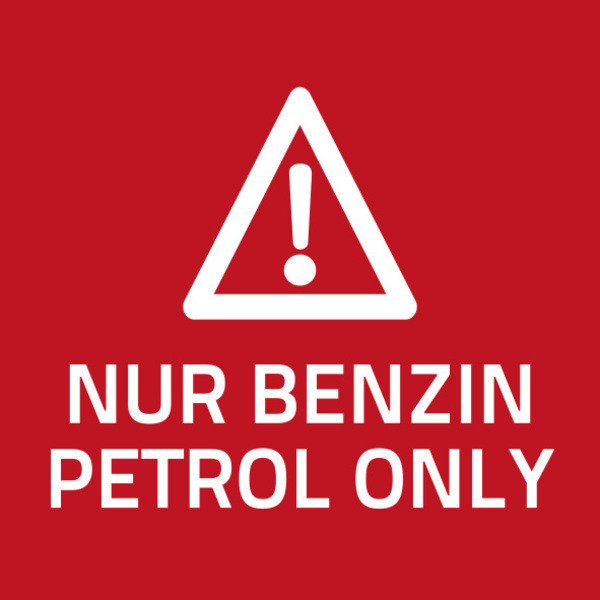Informační cedule 'Benzín'