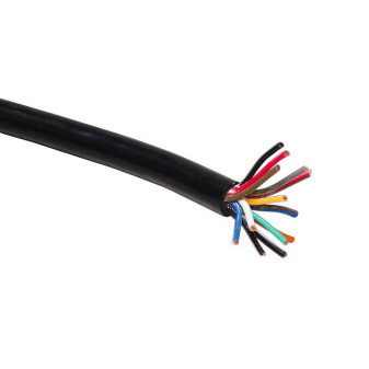 Kabel třináctižílový pro elektroinstalaci přívěsů a karavanů průřez 9 × 1,5 mm² a 4 × 2,5 mm² vnější průměr 13 mm metráž