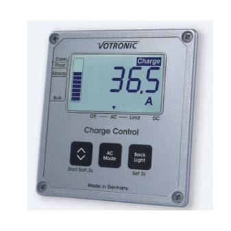 Displej ovládací a kontrolní Votronic LCD-Charge Control S pro nabíječky VBCS Triple (12 V, podsvícený grafický displej)