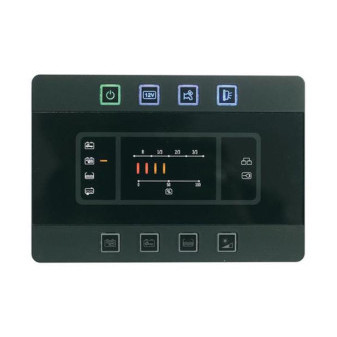 Systém řídicí a zobrazovací PC180 (190 × 130 mm, LED ovládací panel)