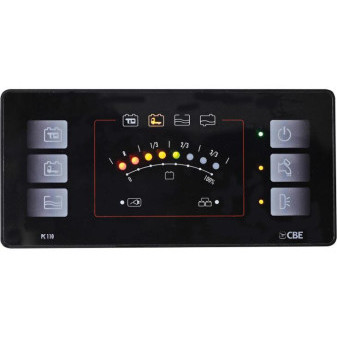 Panel řídicí a zobrazovací CBE PC110 (černý)