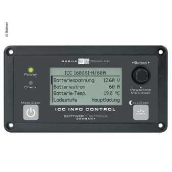 Digitální ovládací panel Carbest ICC Info-Control (pro měniče ICC 1600 / 3000)