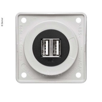 USB nabíjecí zásuvka 12V bílá