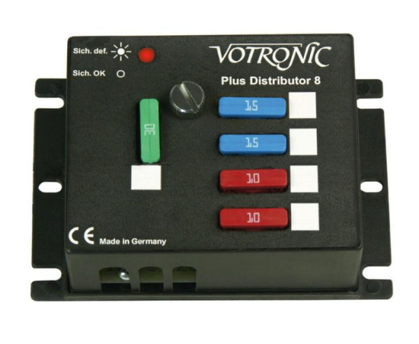 Rozbočovač pojistkový Carbest Plus-Verteiler 8 s krytem pro 6 okruhů 12V/24V