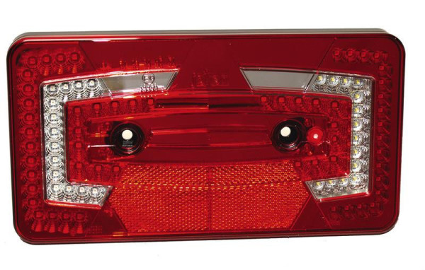 Svítidlo multifunkční zadní LED (9–32 V, levé, červené, standardní odrazka, IP67)