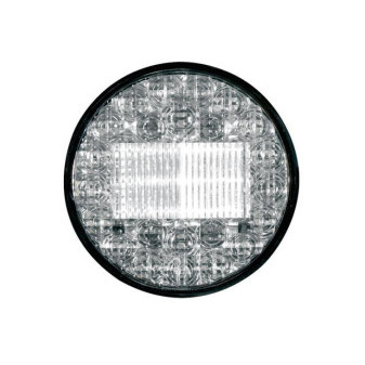 Světlo couvací LED Jokon 12 V / 4 W ( Ř 95 mm, čiré sklo, IP67, kabel 500 mm)
