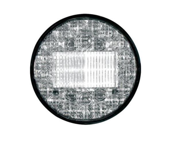Světlo couvací LED Jokon 12 V / 4 W ( Ř 95 mm, čiré sklo, IP67, kabel 500 mm)