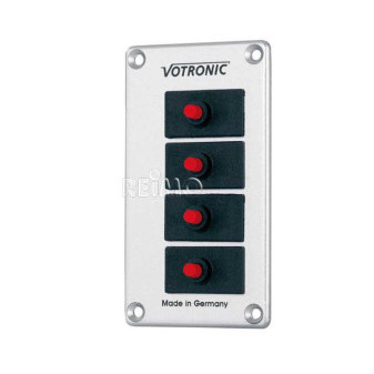 Panel pojistkový se 4 jističi
