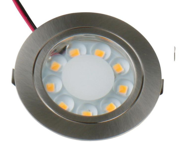 9LED 65x13mm zinek, chromované, 1.7W, kulaté