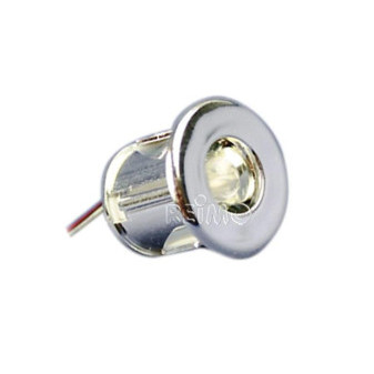 Krokový bod 0,06W bílá LED chr