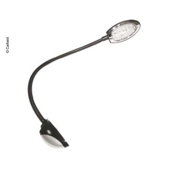 LED světlo 12V, 12SMD, černá/stříbrná, přisazená, 2.2W, 192 lumelů