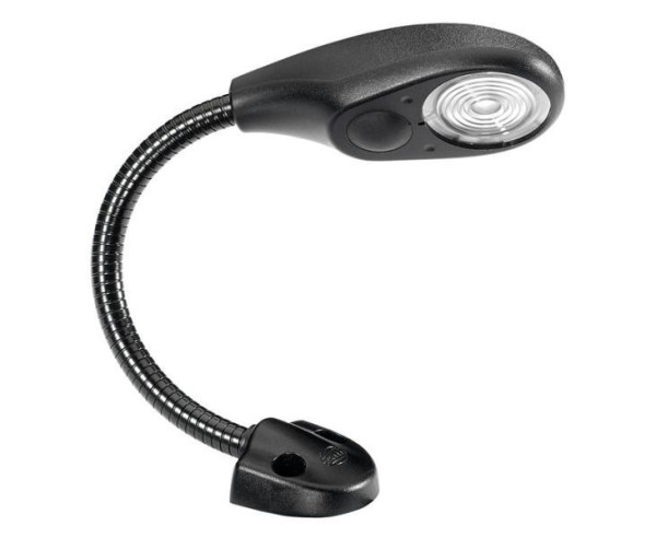 Světlo do kokpitu 12V 3W LED, 150mm rameno, černé, volné