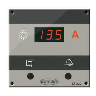 Ovládací panel solárního nabíjení Schaudt LT 320