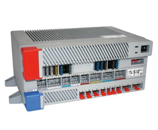 Elektroblok napájecí a nabíjecí centrála Carbest E-Control Basic (12V / 230V, nabíječka 20A)
