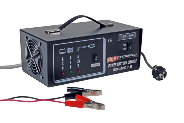 Nabíječka baterií NDS PBC 12-15, 12 V, 15 A, s desulfatací