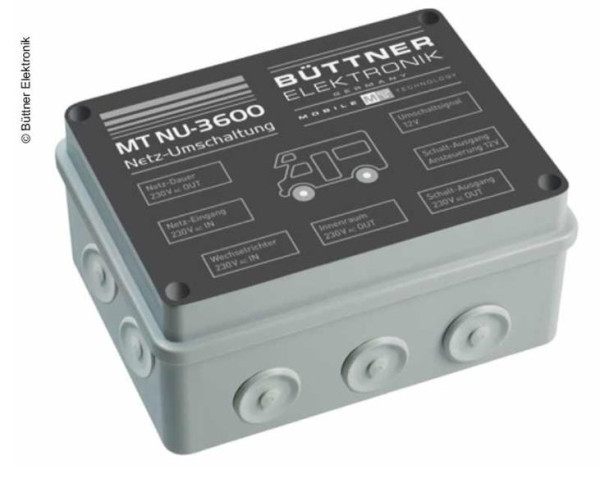 Přepínač síťového napětí Büttner Elektronik MT NU3600