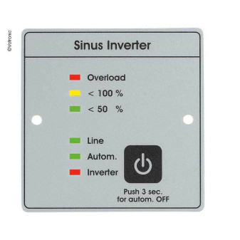 Měnič napětí s čistou sinusoidou SMI 1700 ST-NVS (12V / 230V, trvalý výkon 1700 W, špičkový výkon 3000 W)
