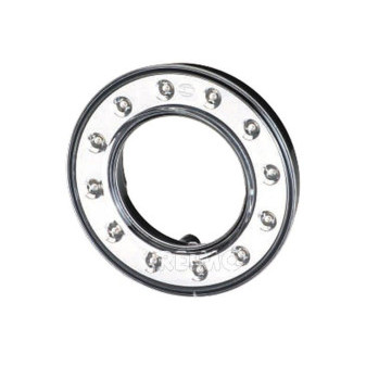 Světlo poziční LED Hella 12 V / 1,8 W ( Ř 98 mm / 55 mm, vestavné, homologace E1)