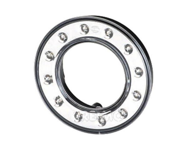 Světlo poziční LED Hella 12 V / 1,8 W ( Ř 98 mm / 55 mm, vestavné, homologace E1)